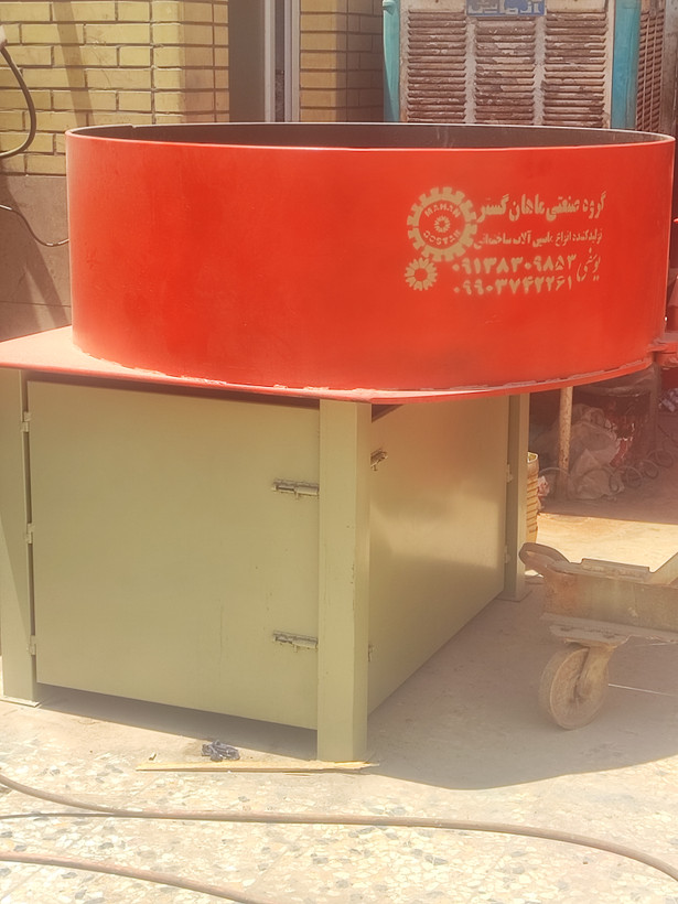 ناریساز همزن مخلوط کن ۵۰۰ کیلویی با ورق ۱۵ میل با گیربکس دست ساز ۵ سال ضمانت ورق ضد سایش
